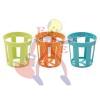 P/BICCHIERI PLASTICA SUNRISE 4 PZ ASS